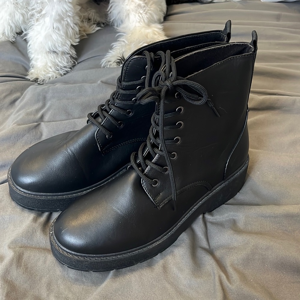 black boots
